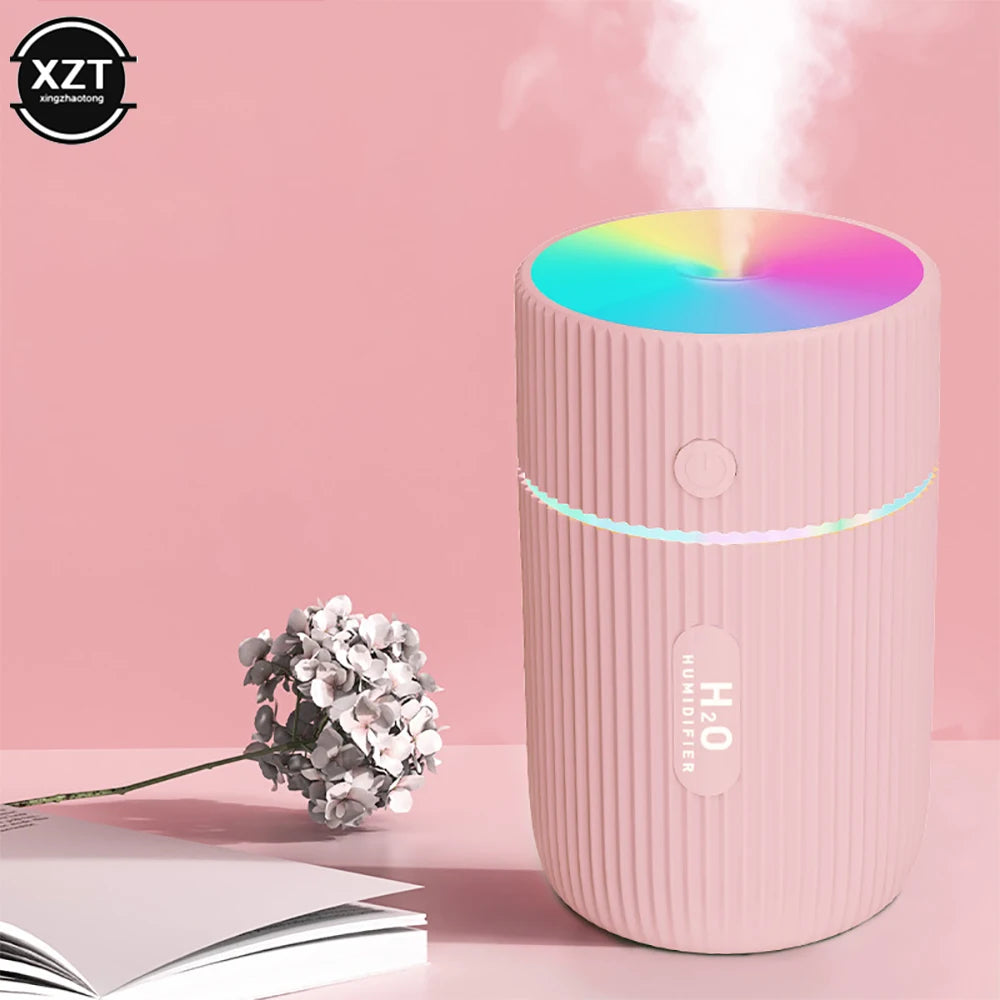 Car Air Humidifier Portable Air Freshener With LED Night Light