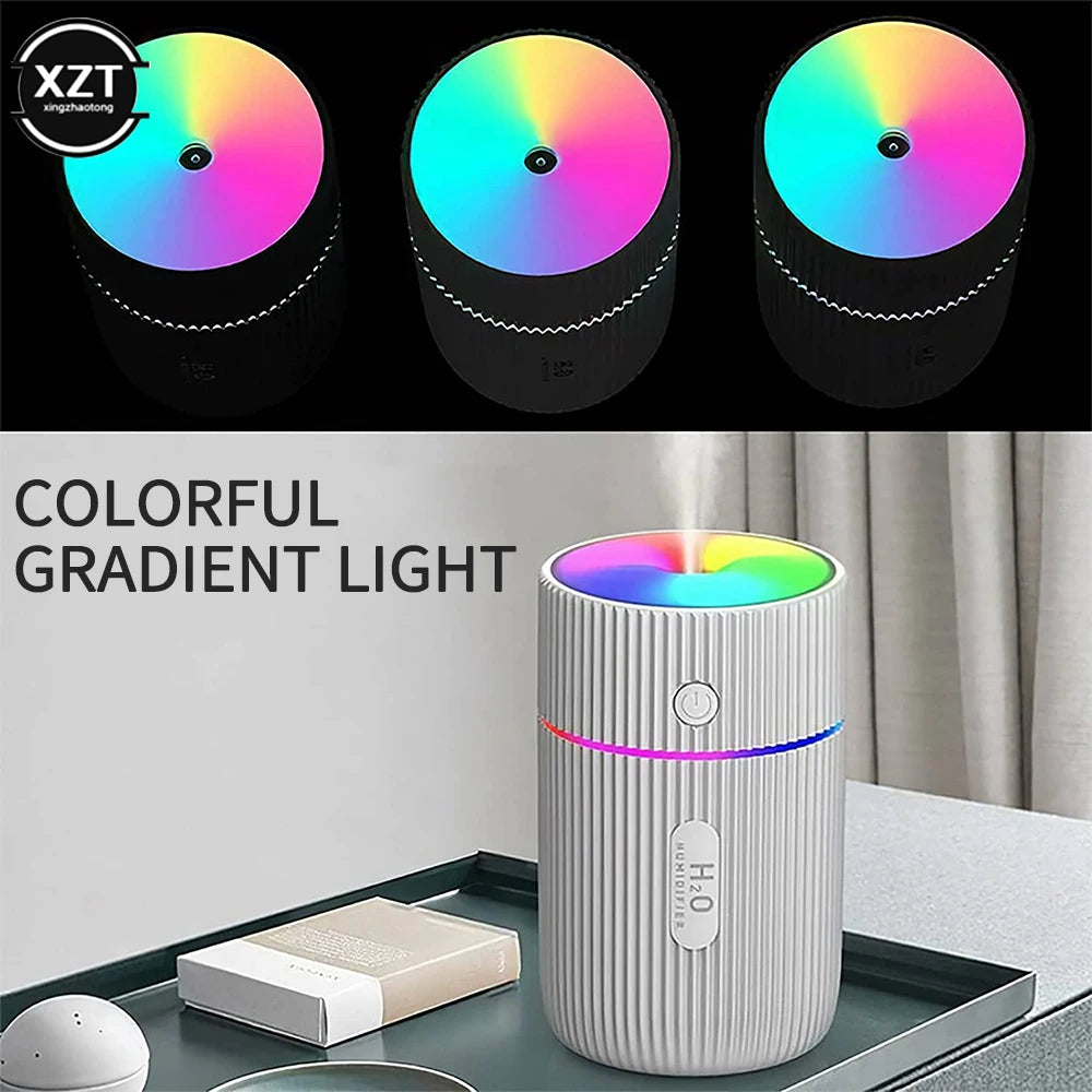 Car Air Humidifier Portable Air Freshener With LED Night Light