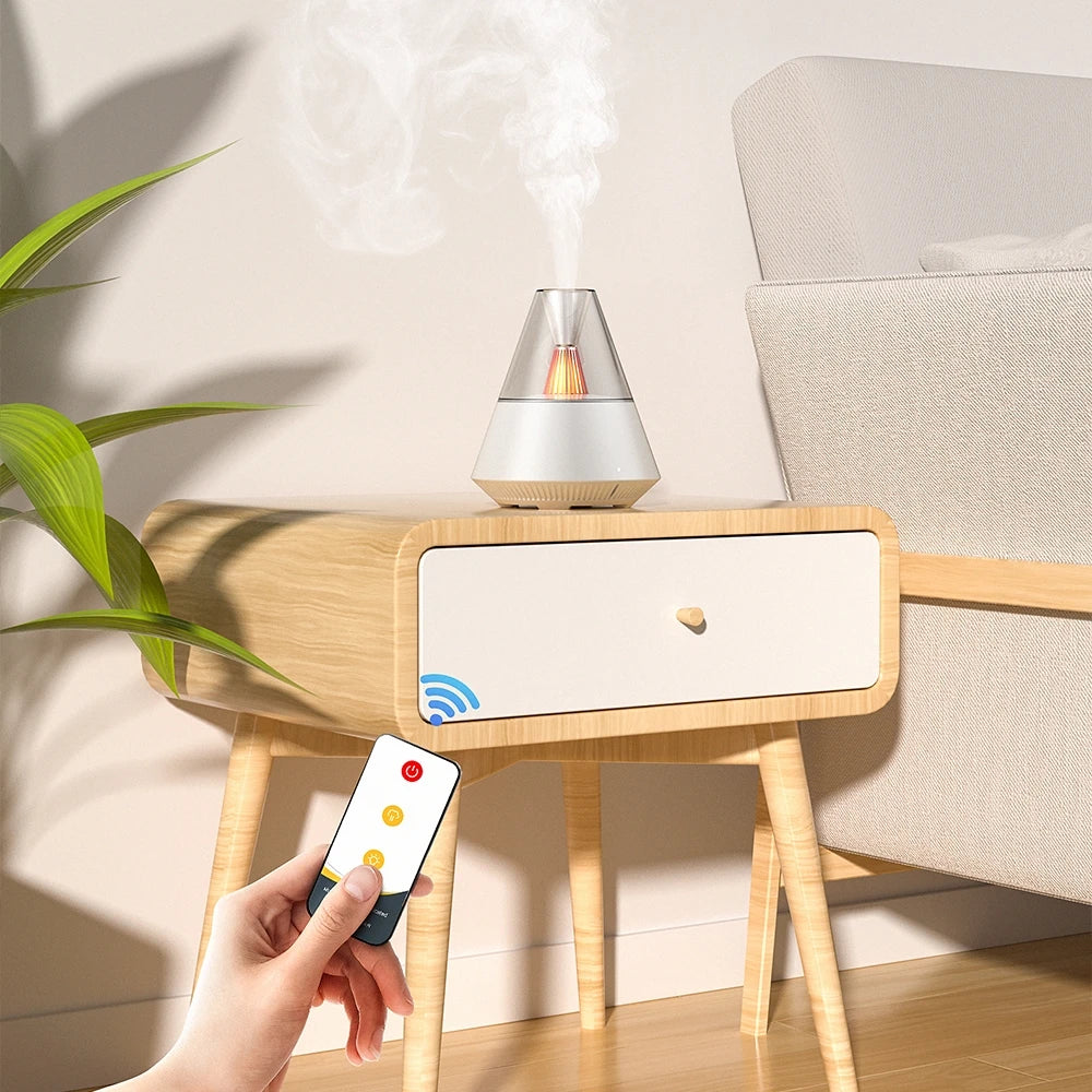 Aroma Diffuser Air Humidifier with Remote Control & Warm Night Light