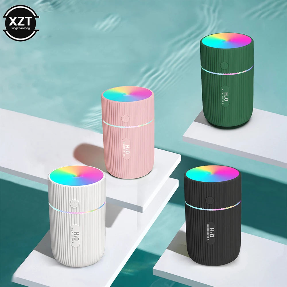Car Air Humidifier Portable Air Freshener With LED Night Light