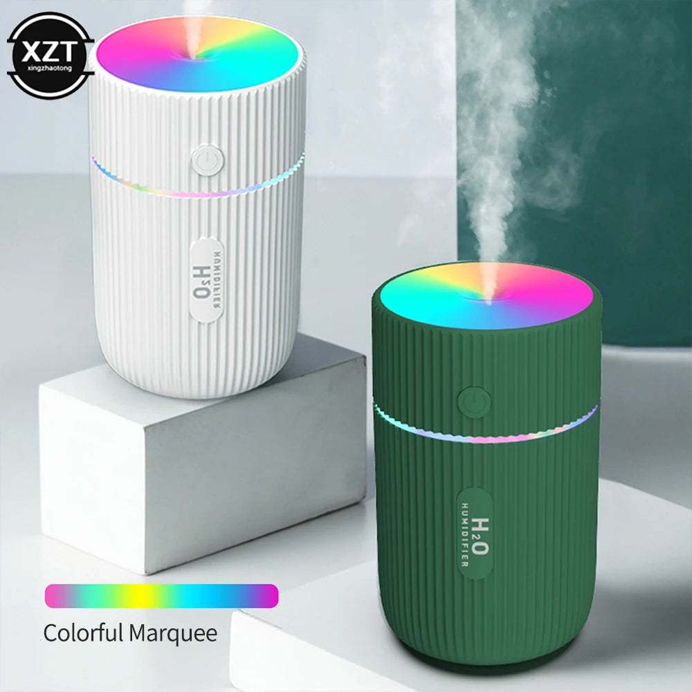 Car Air Humidifier Portable Air Freshener With LED Night Light