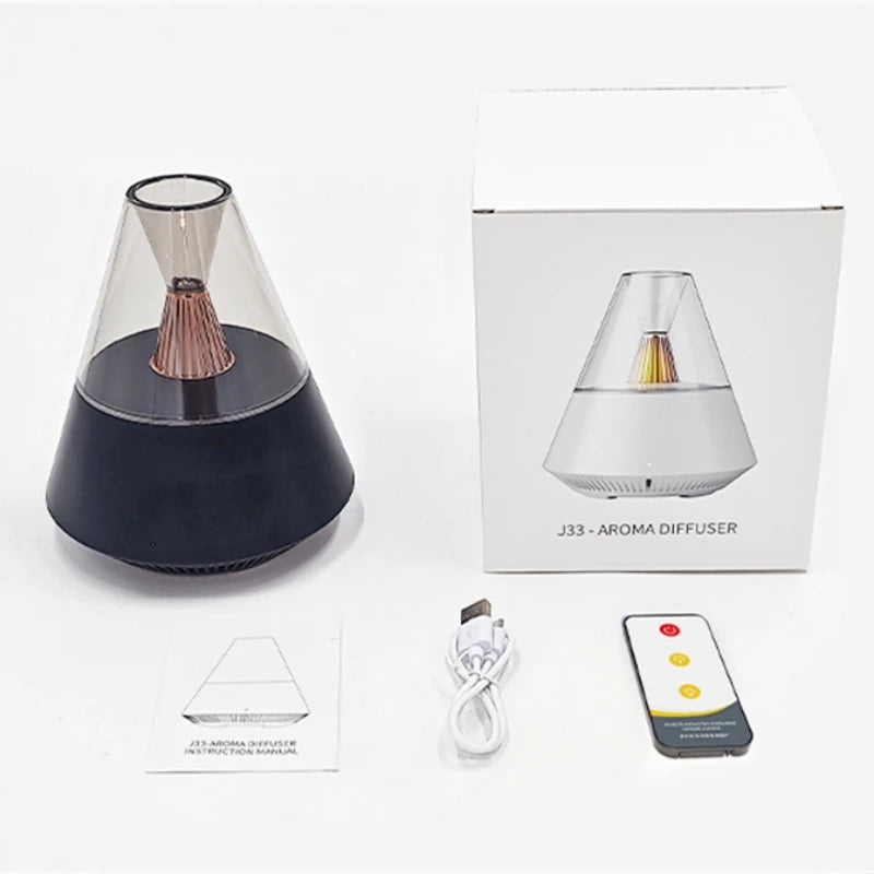 Aroma Diffuser Air Humidifier with Remote Control & Warm Night Light