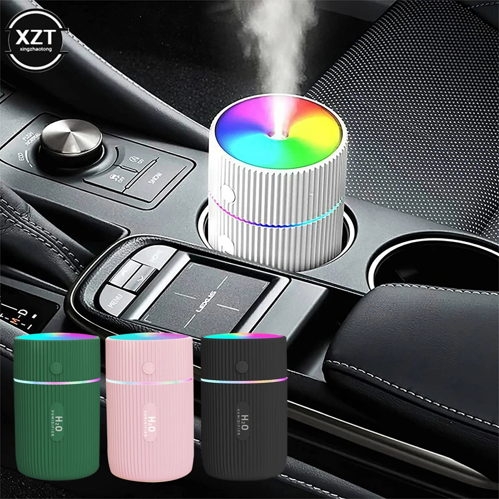 Car Air Humidifier Portable Air Freshener With LED Night Light