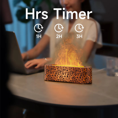 Vissko 7 Colorful Flame Diffuser 150ml USB Air Humidifier