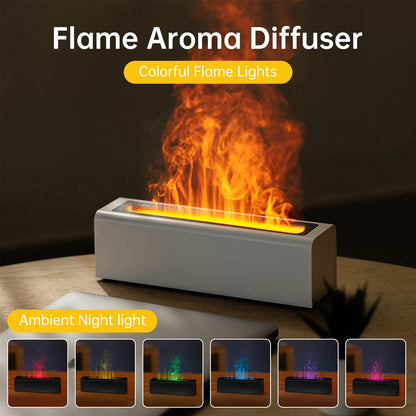Vissko 7 Colorful Flame Diffuser 150ml USB Air Humidifier